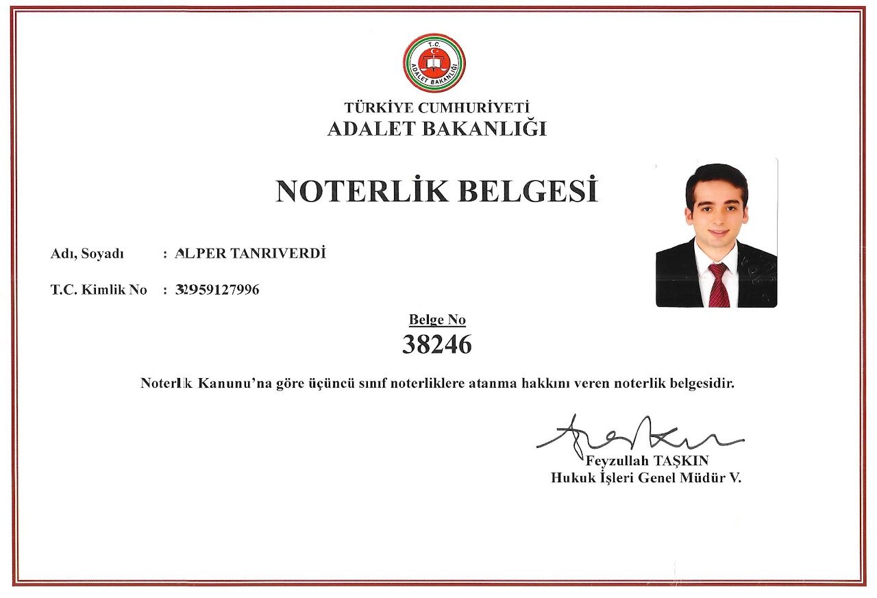 Noterlik Belgesi